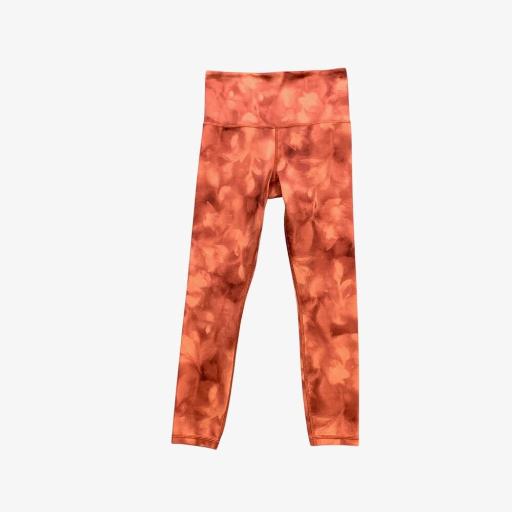 Athleta Leggings Womens XSP Petite Serene Island Coral Elation Printed 7/8 Pant